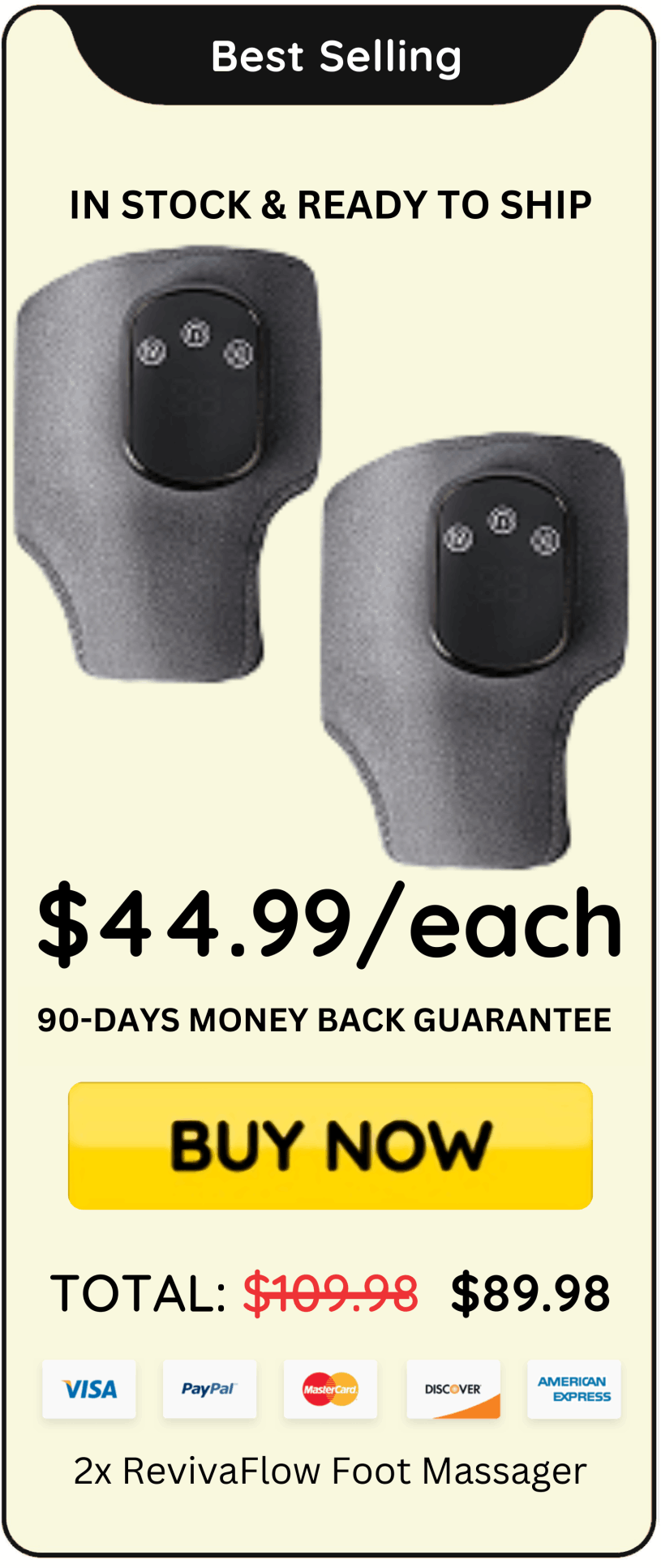 RevivaFlow Foot Massager offer price 